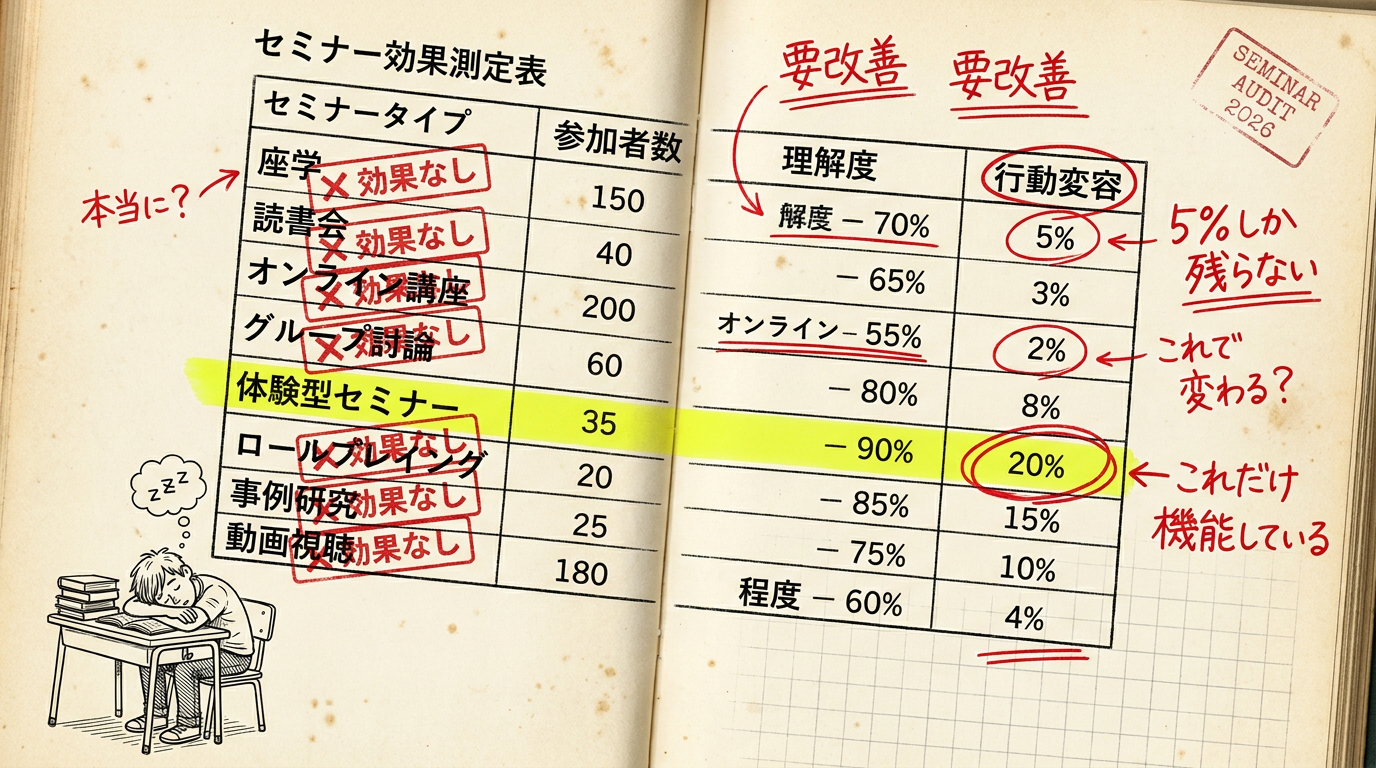 セミナーでアイデアは生まれるか