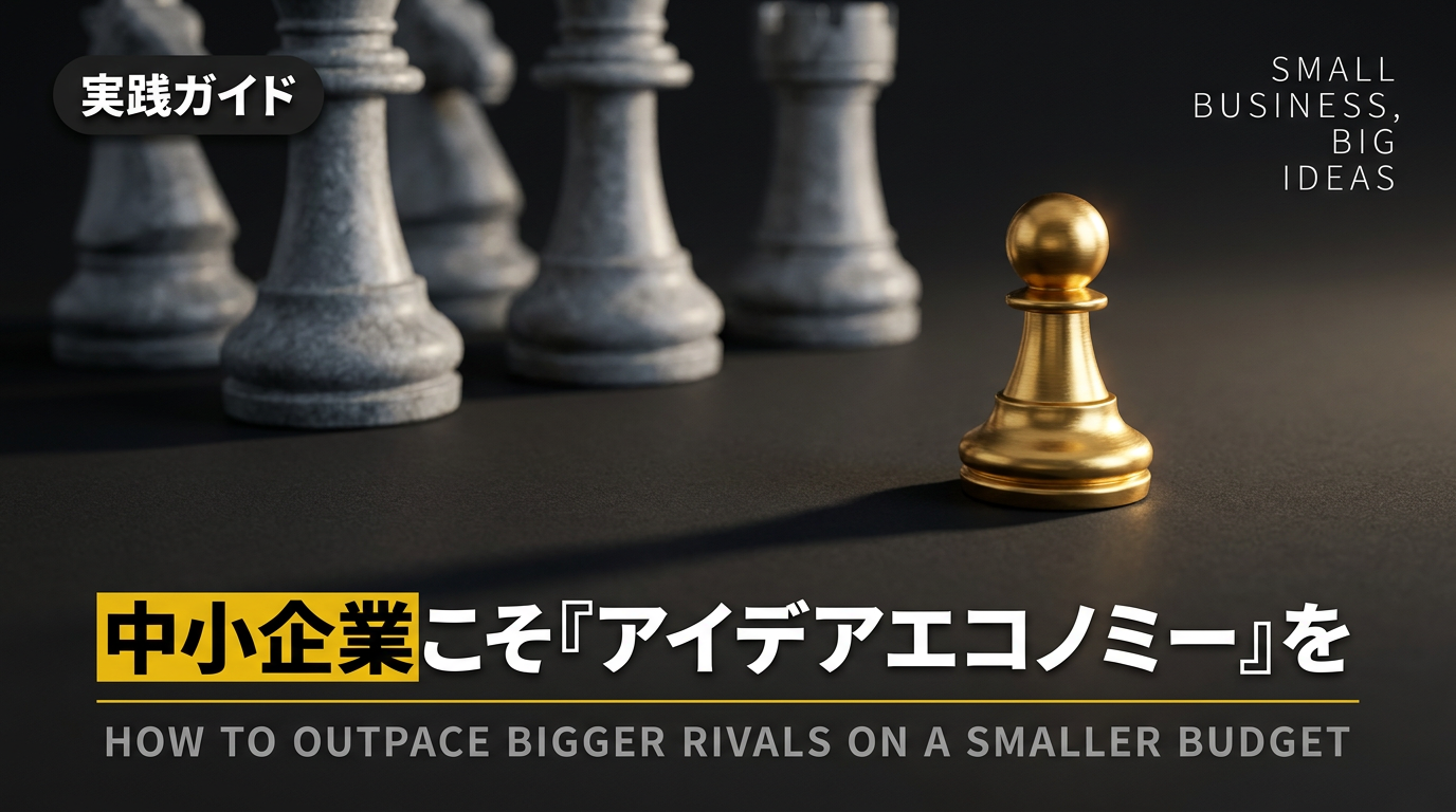 中小企業こそアイデアエコノミーを